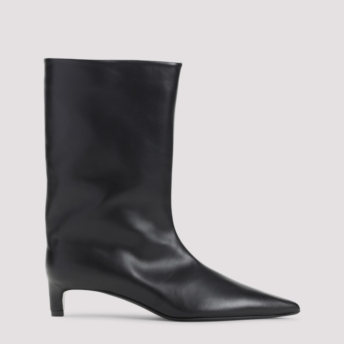 Jil Sander Black Calf Leather High Boot