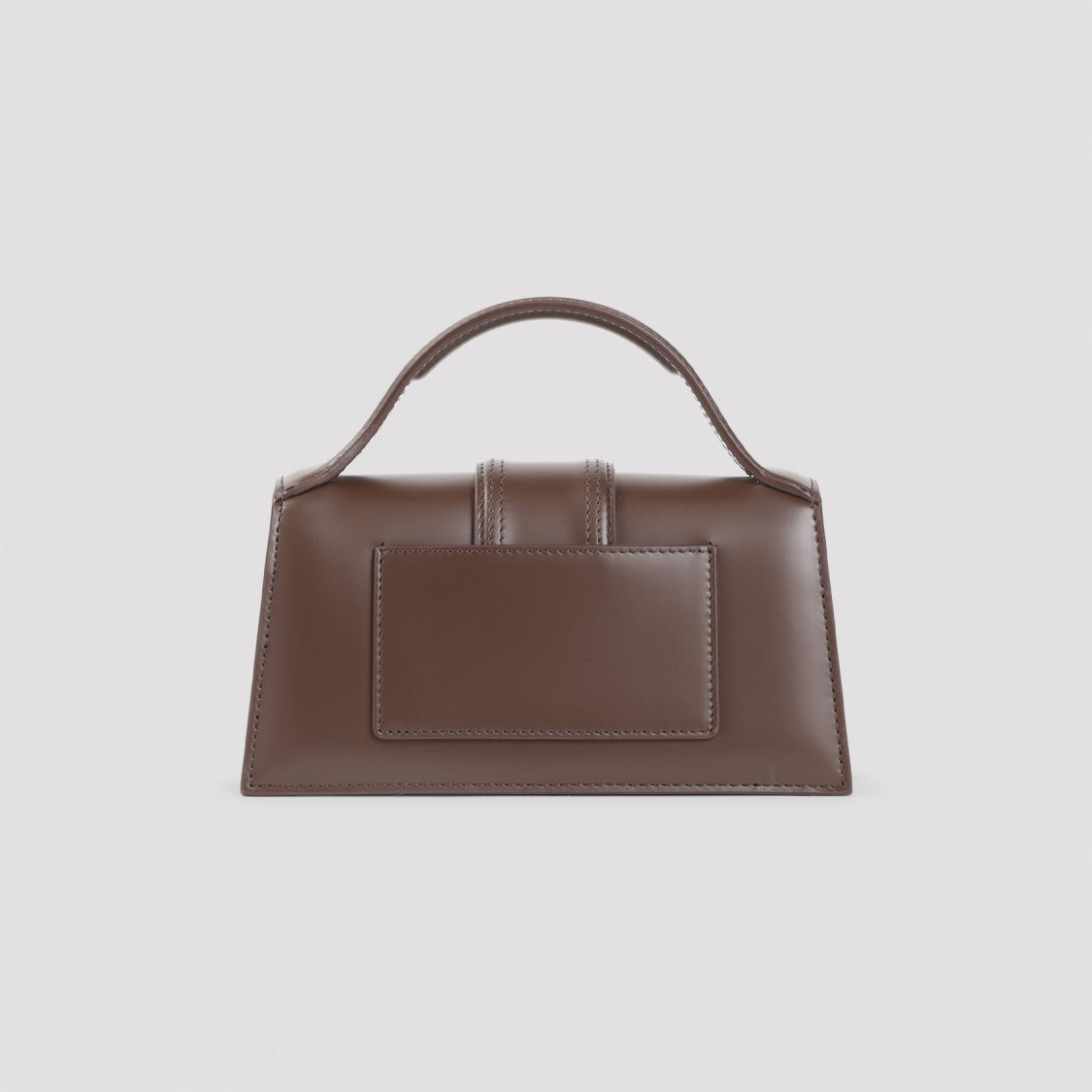 Jacquemus Structured Brown Leather Handbag