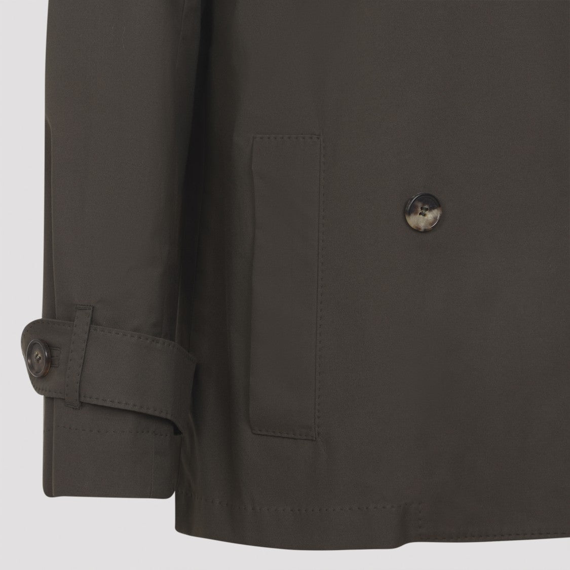 Max Mara The Cube Green Cotton Blend Coat