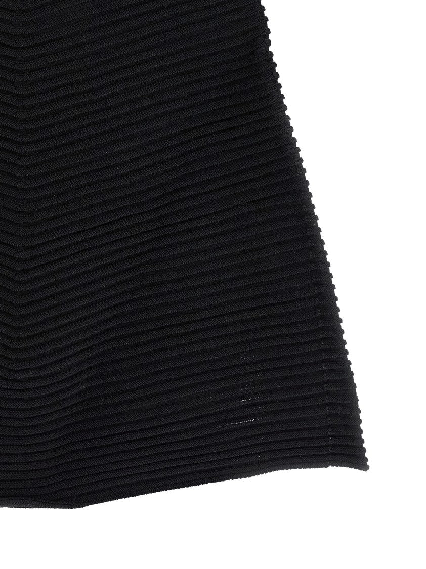 Issey Miyake 'Corrugated Knit' Dress