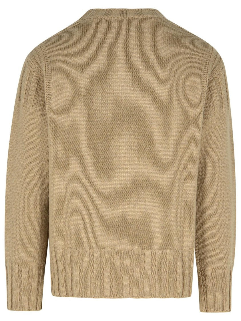 Jil Sander Beige Cashmere Sweater