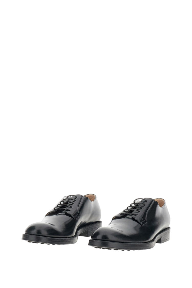 Tod's Black Calfskin Leather Brogues