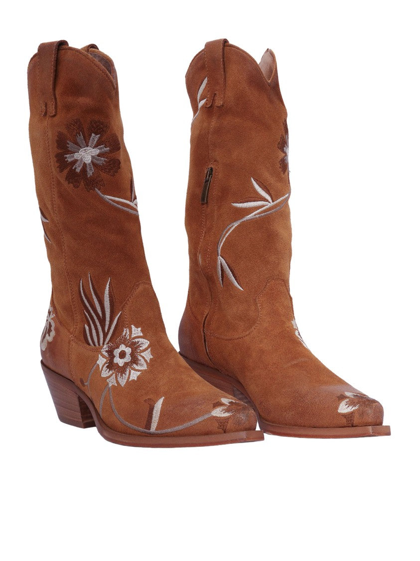 P.A.R.O.S.H. Spashoe Mid Calf Floral Boots