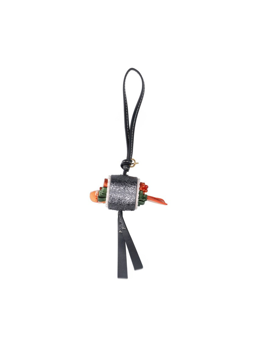 Anya Hindmarch Multicolor Maki Goat Leather Key Charm