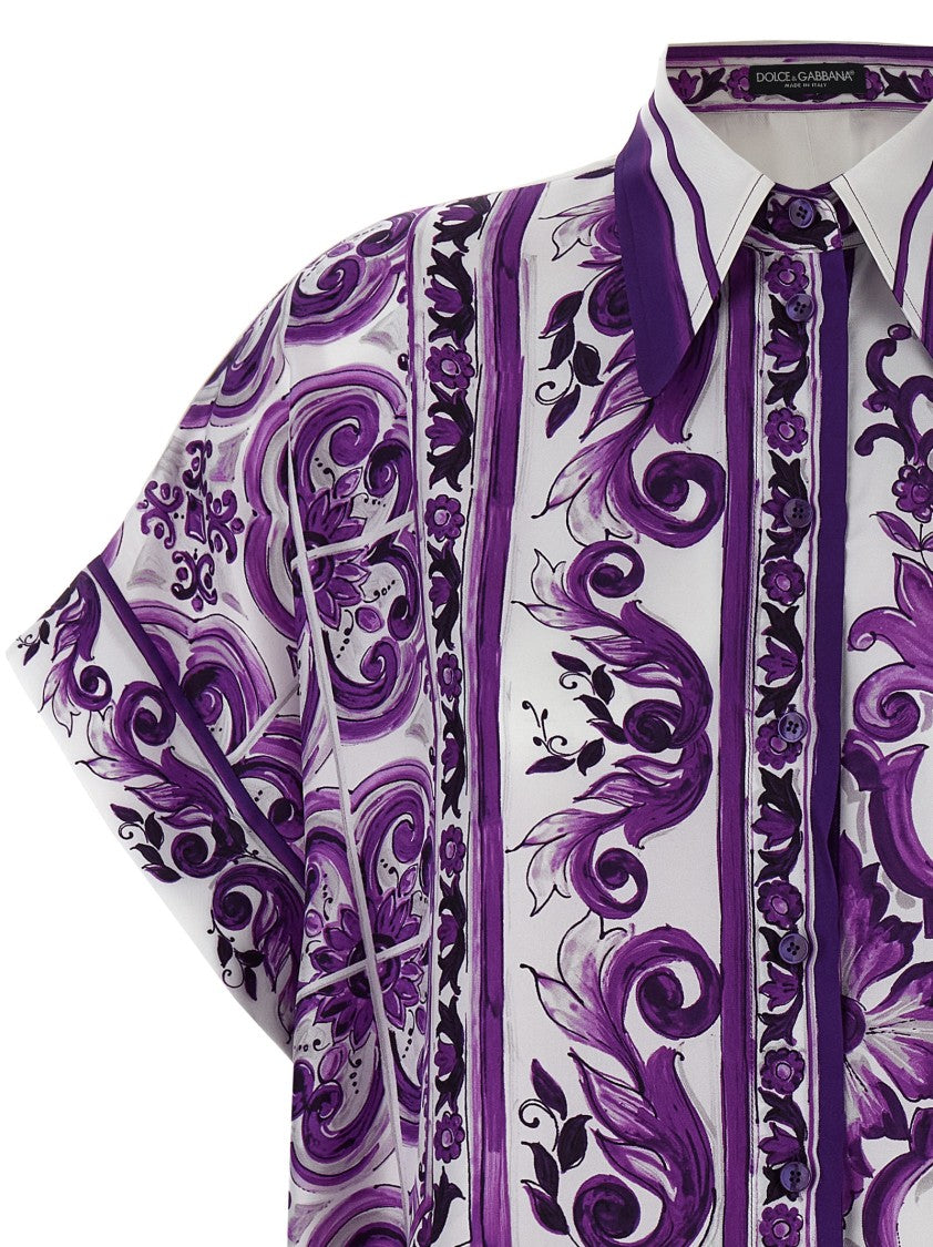 Dolce & Gabbana 'Maiolica' Print Shirt