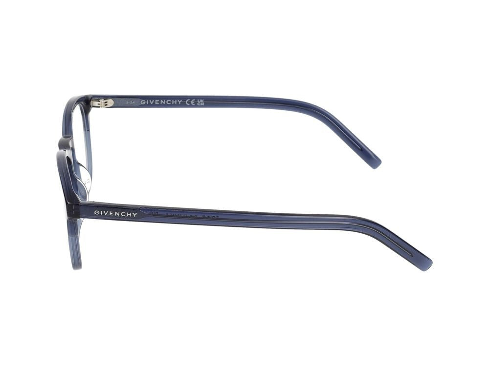 Givenchy Blue Rounded Square Eyeglasses