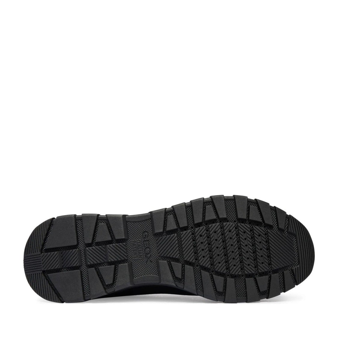 Geox Black Desya Leisure Low-Profile Leather Sneakers