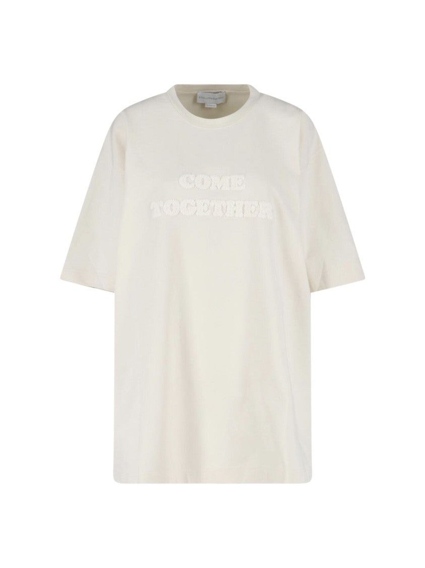 Stella Mccartney Cream Come Together Relaxed T-Shirt