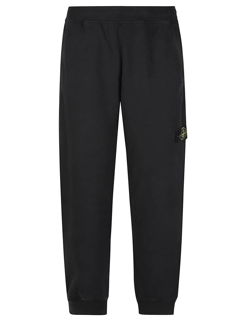 Stone Island Relaxed Fit Cuffed Ankle Cotton Sweatpants