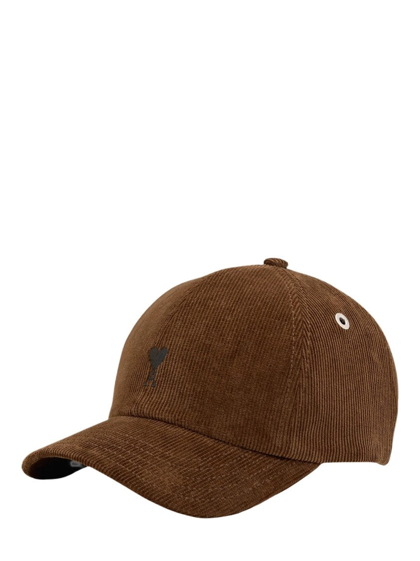 Ami Paris Ami De Coeur Corduroy Cap