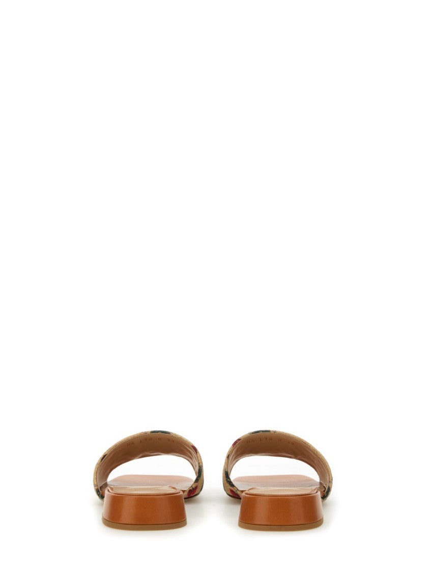 Valentino Garavani "Vlogo Signature" Slide Sandal
