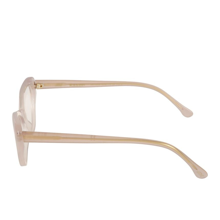 Kador Alice Translucent Beige Cat-Eye Sunglasses With Vintage Inspiration