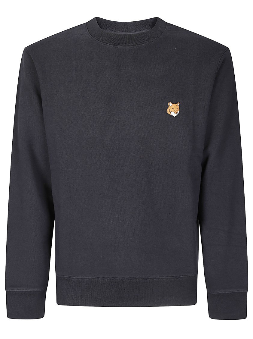 Maison Kitsuné Long-Sleeve Crewneck Sweatshirt