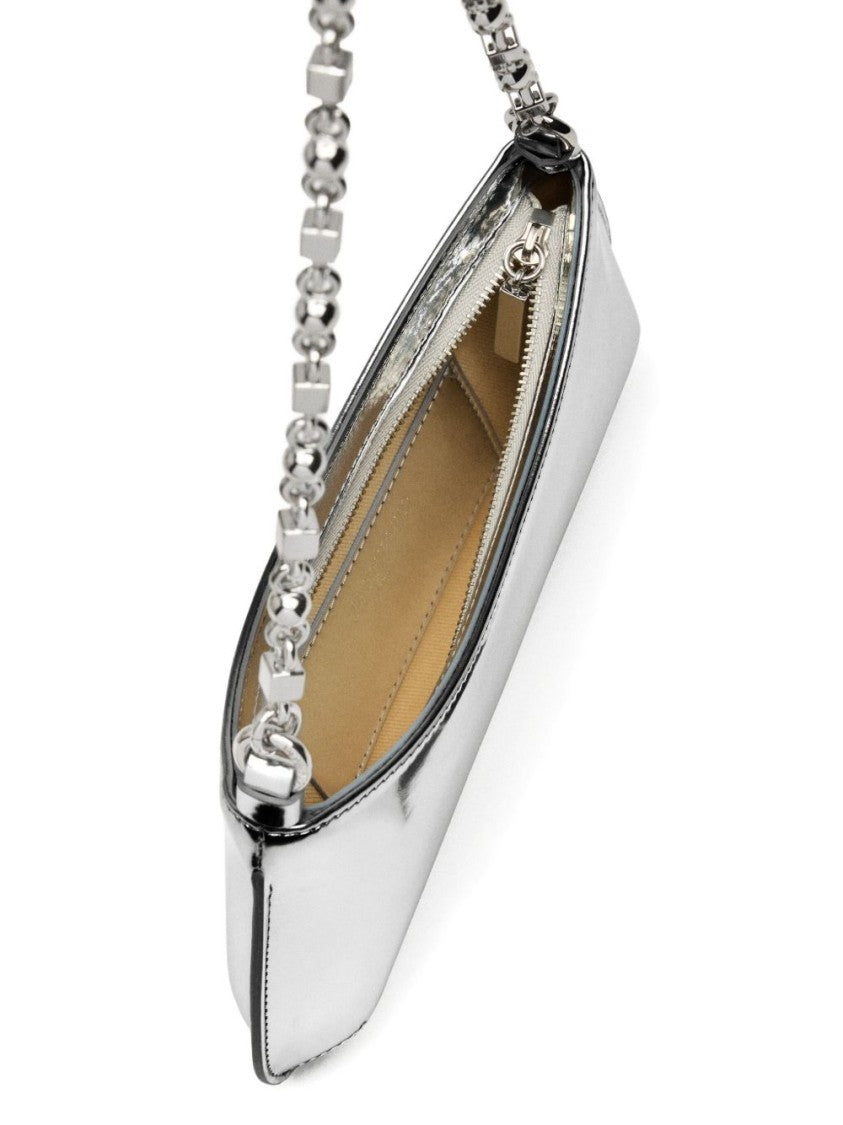 Jacquemus Reflective Silver-Tone Chain-Link Shoulder Bag