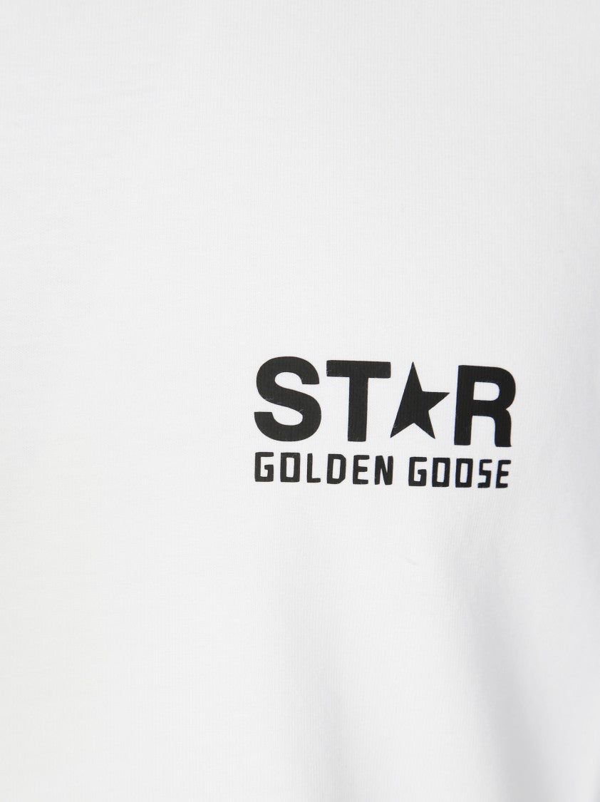 Golden Goose Graphic Print T-Shirt With Iconic Branding