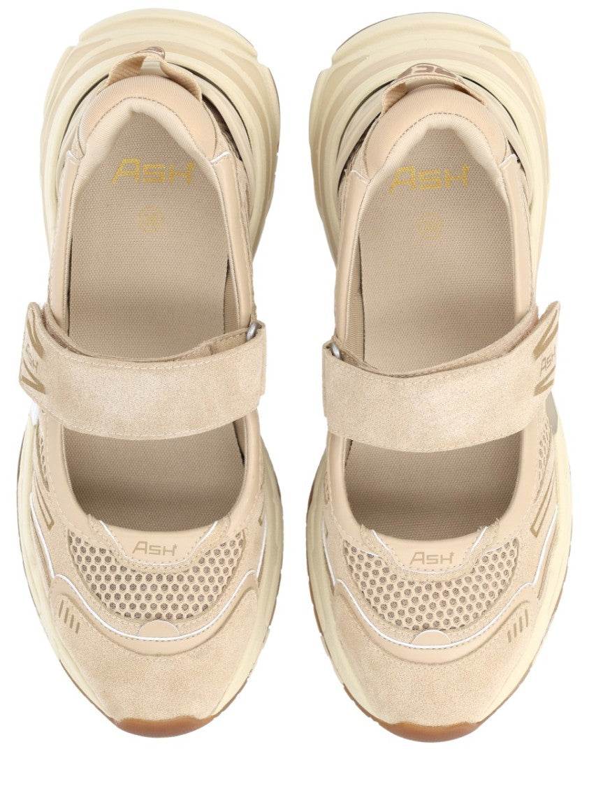 Ash Mary Jane Strap Suede Overlays Sneakers