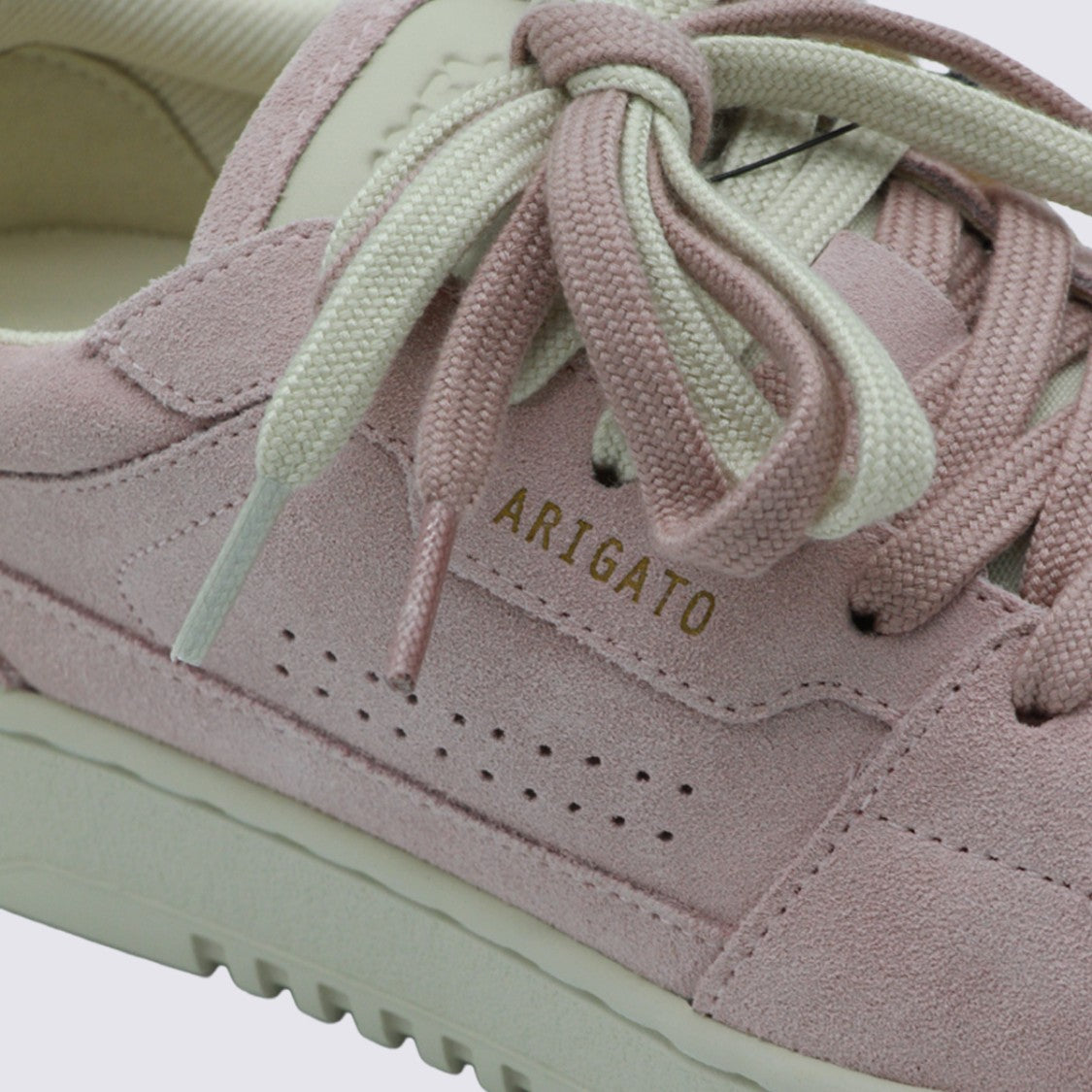 Axel Arigato Suede Sneakers With Pastel Pink Upper