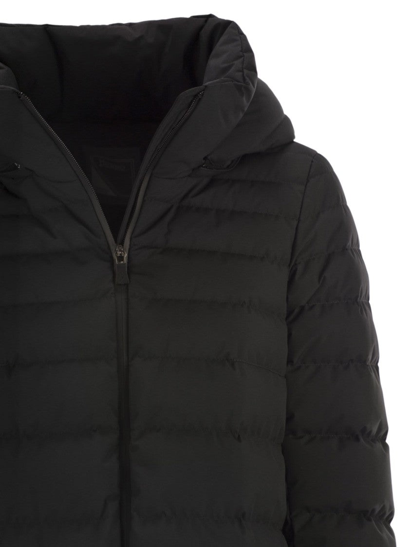 Herno 2-Layer Hooded Down Jacket