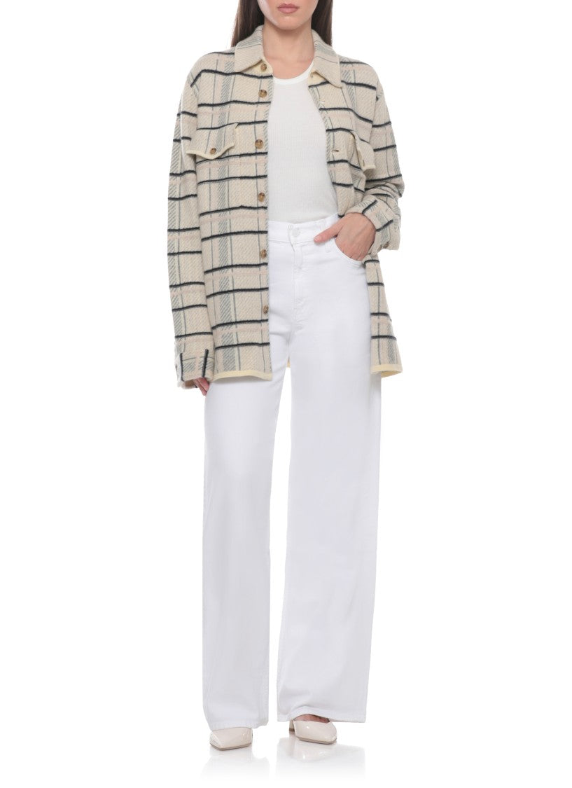 Mother White The Rerun Cotton Jeans