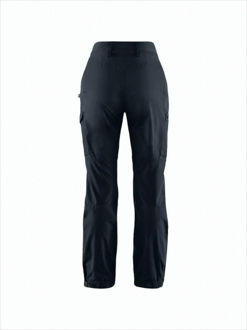 Fjallraven Kanken Tailored Straight Pants With Mid-Rise Waist And Cargo Pockets