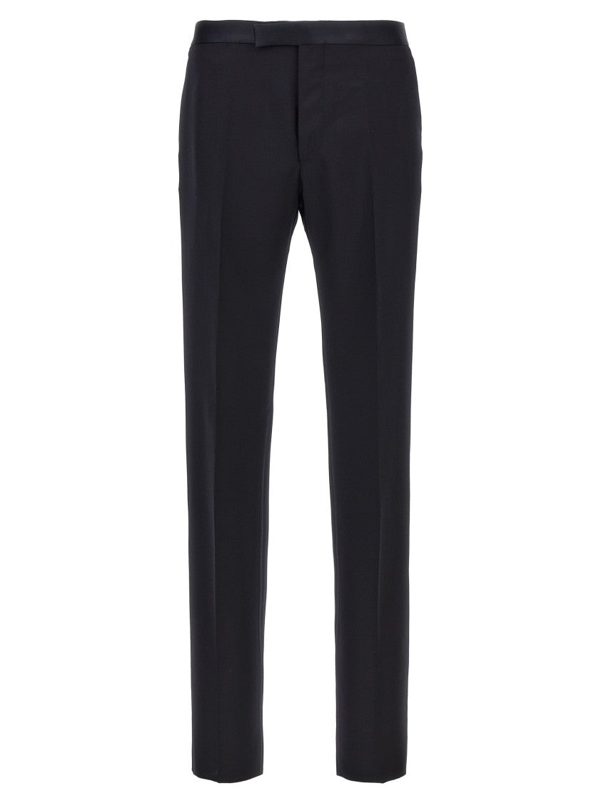 Tagliatore Tuxedo Dress With Single-Breasted Blazer And Tailored Trousers