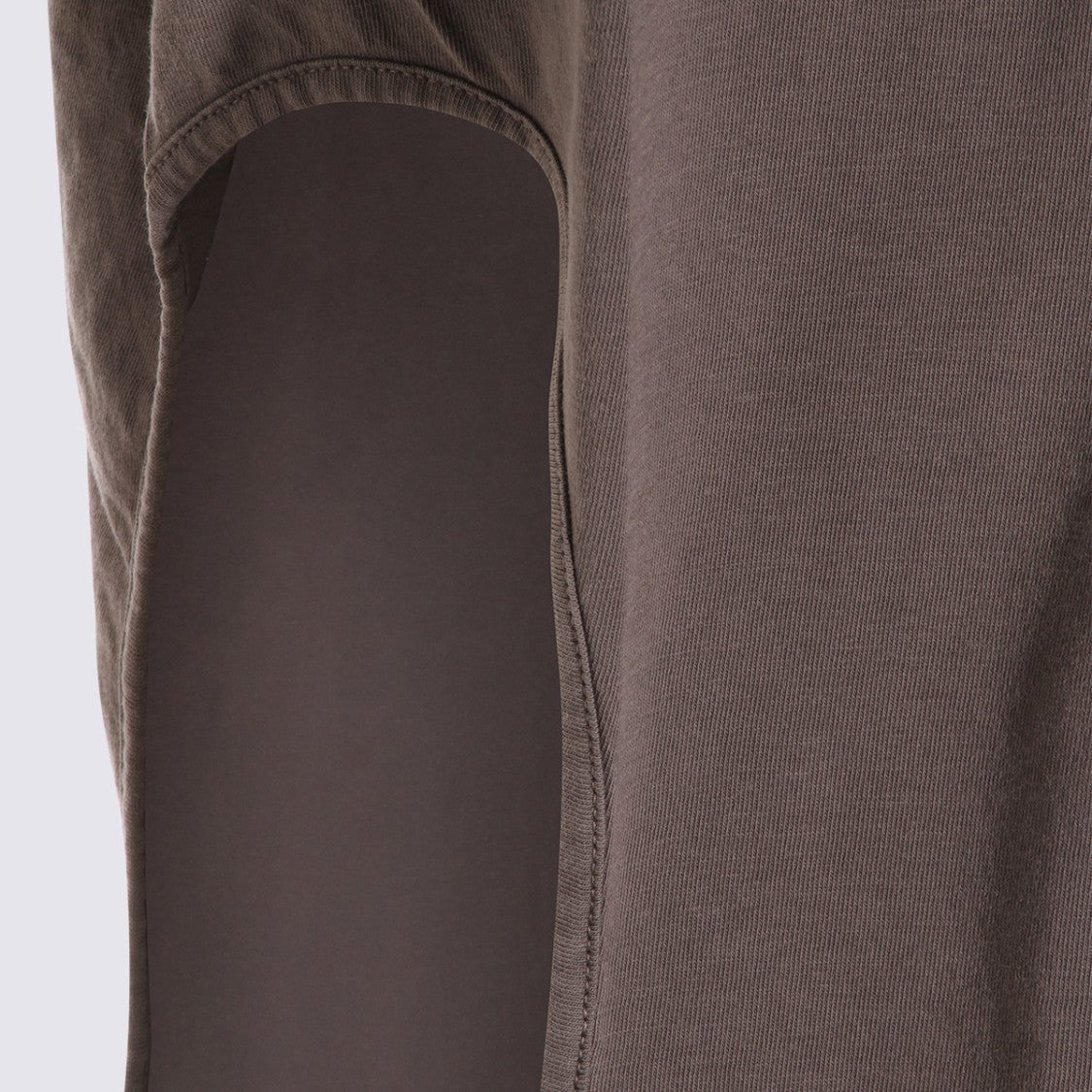 Drkshdw By Rick Owens Black Crew Neck T-Shirt