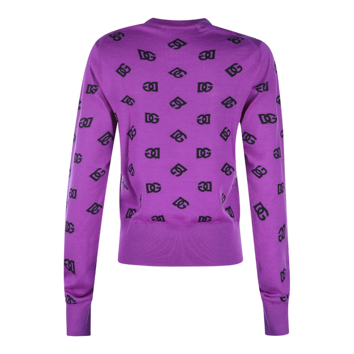 Dolce & Gabbana Purple Wool Knitwear