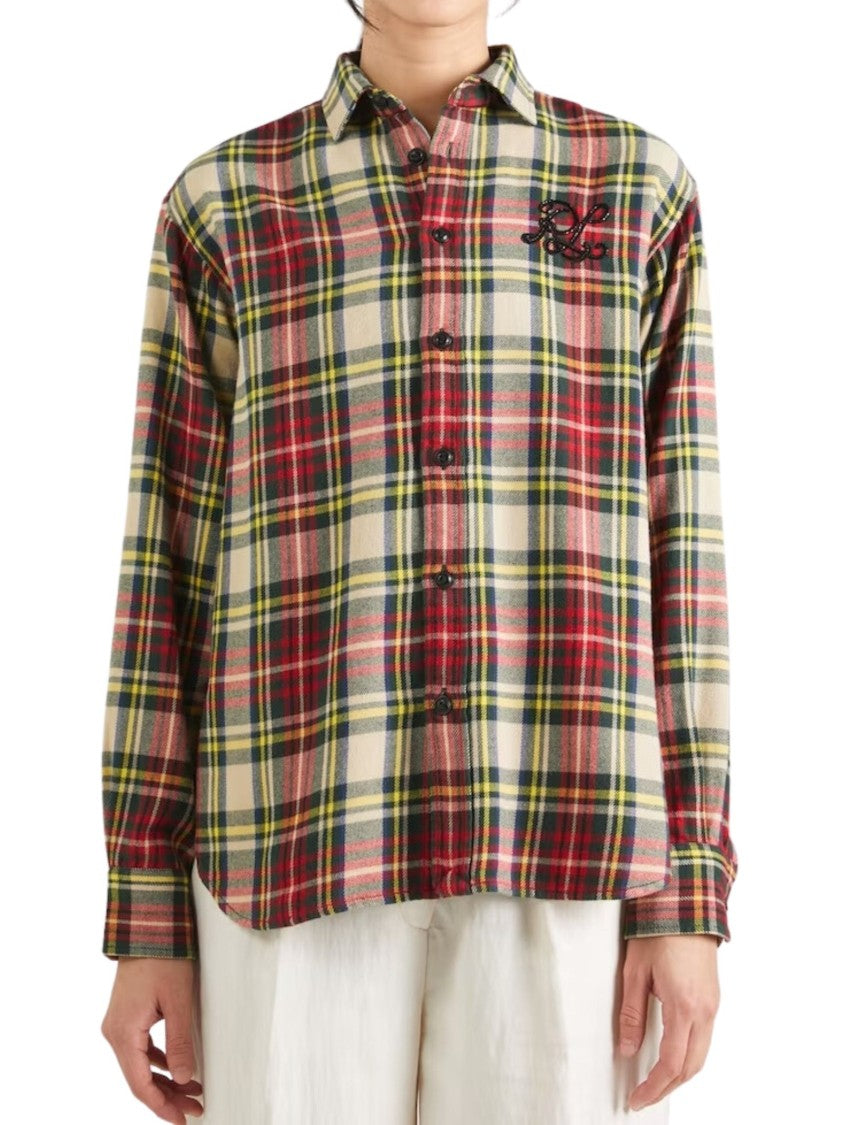 Polo Ralph Lauren Classic Plaid Patterned Cotton Shirt