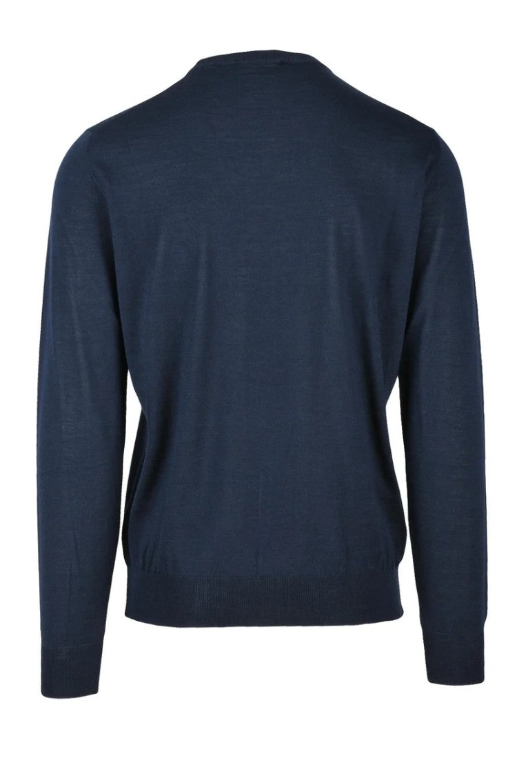 Filippo De Laurentiis Merino Wool Men's Merino Wool Crewneck Pullover