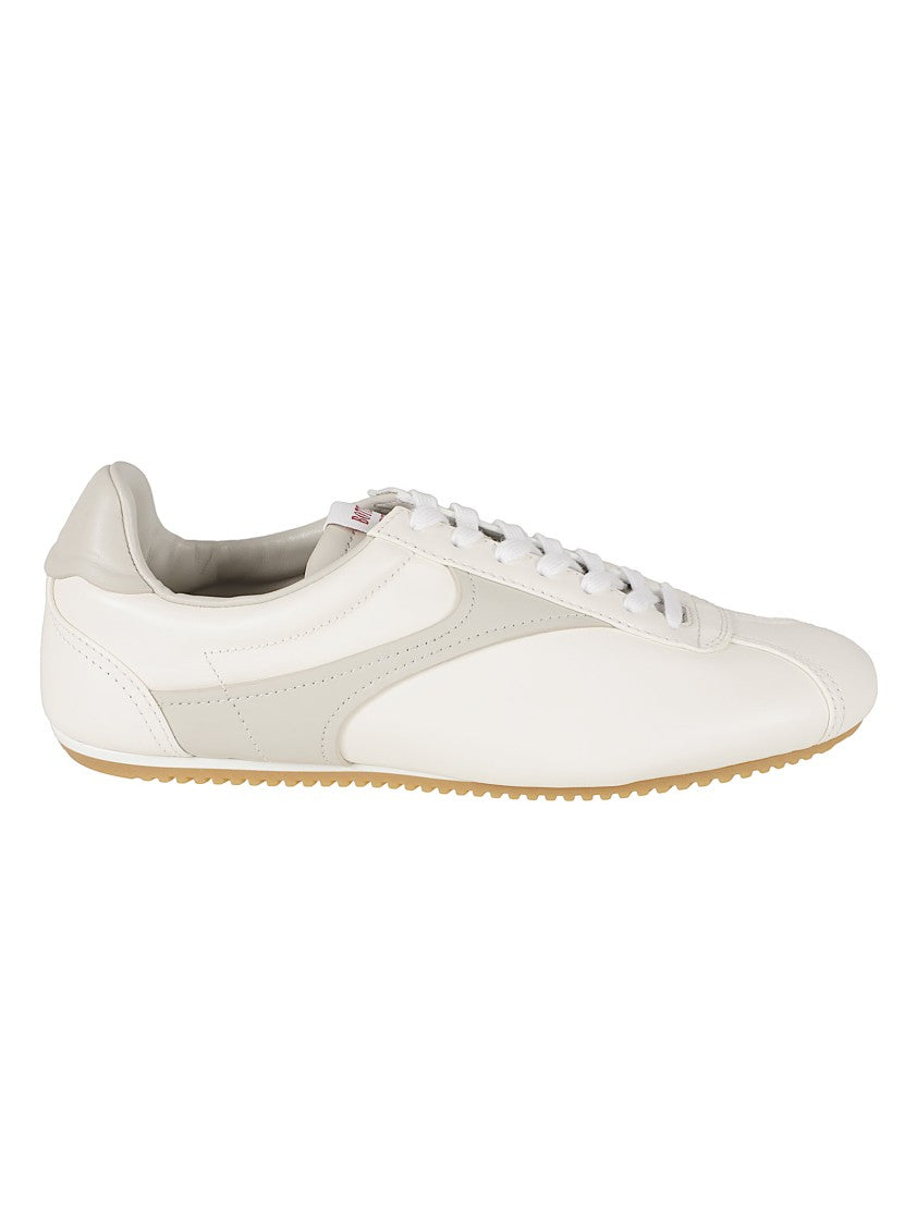 Bottega Veneta Low-Profile Lambskin Leather Sneakers