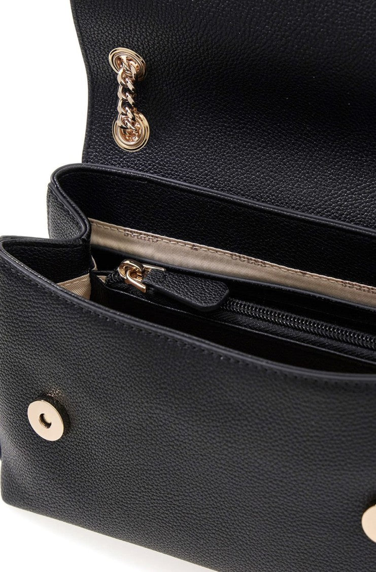 Guess Faux Leather Flap Shoulder Bag