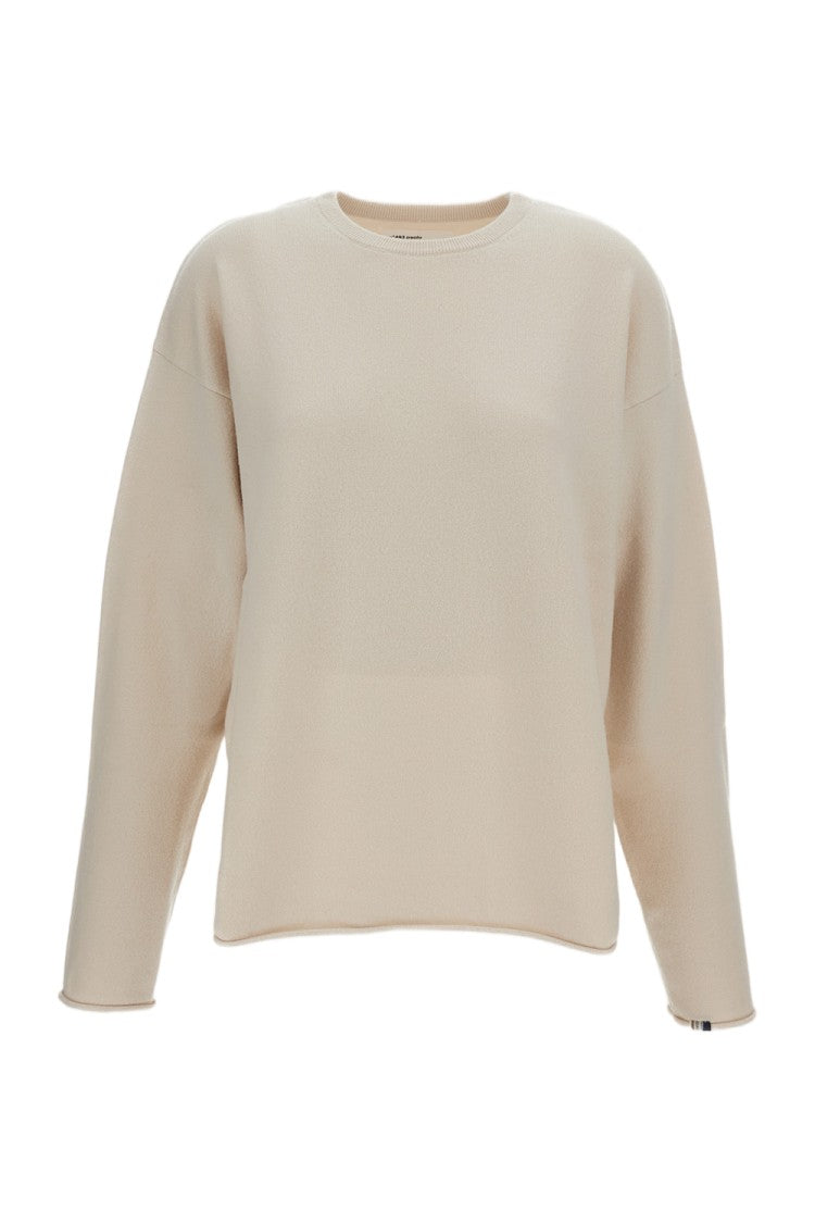Extreme Cashmere Off White Cashmere-Blend N.493 Oversized Sweater