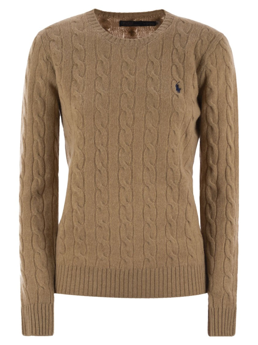 Polo Ralph Lauren Plaited Wool And Cashmere Crew-Neck