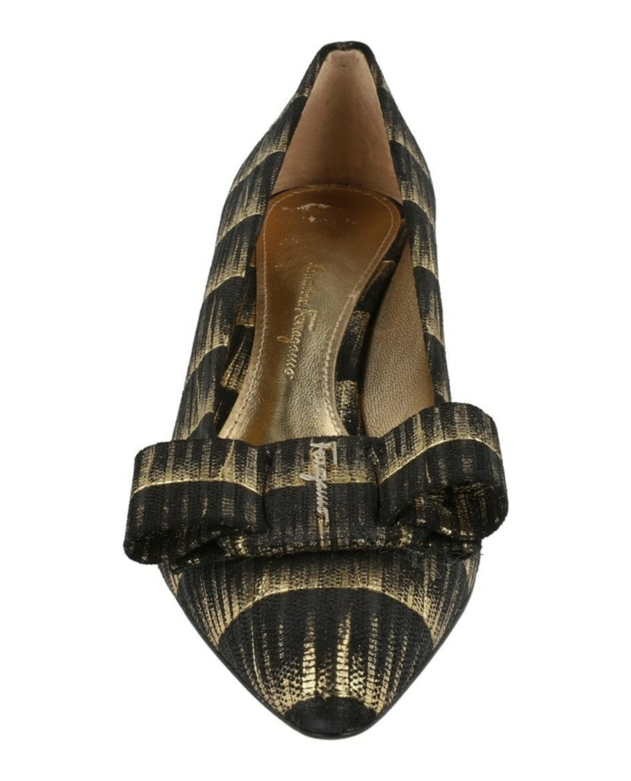Ferragamo Viva 55 Leather Pumps