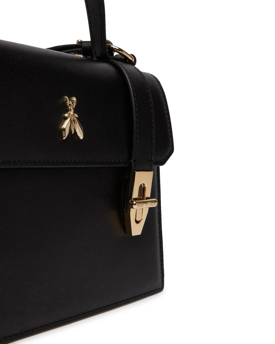 Patrizia Pepe Black Top Handle Bag