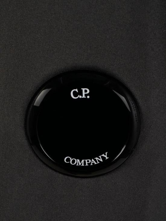 C.P. Company Fitted Black Jacket With Hood And Zip Pockets