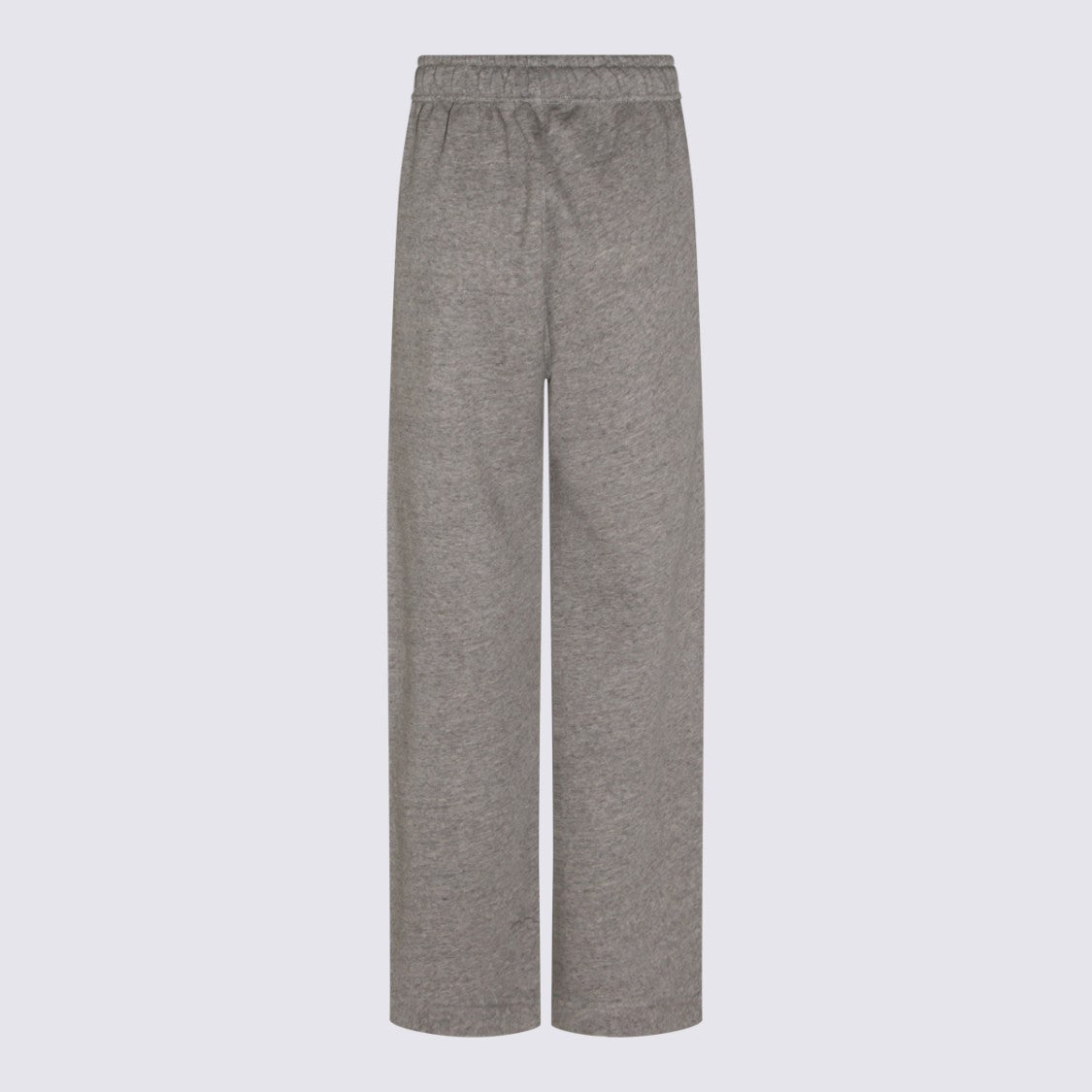 Polo Ralph Lauren Heathered Grey Straight Leg Trousers With Adjustable Waistband