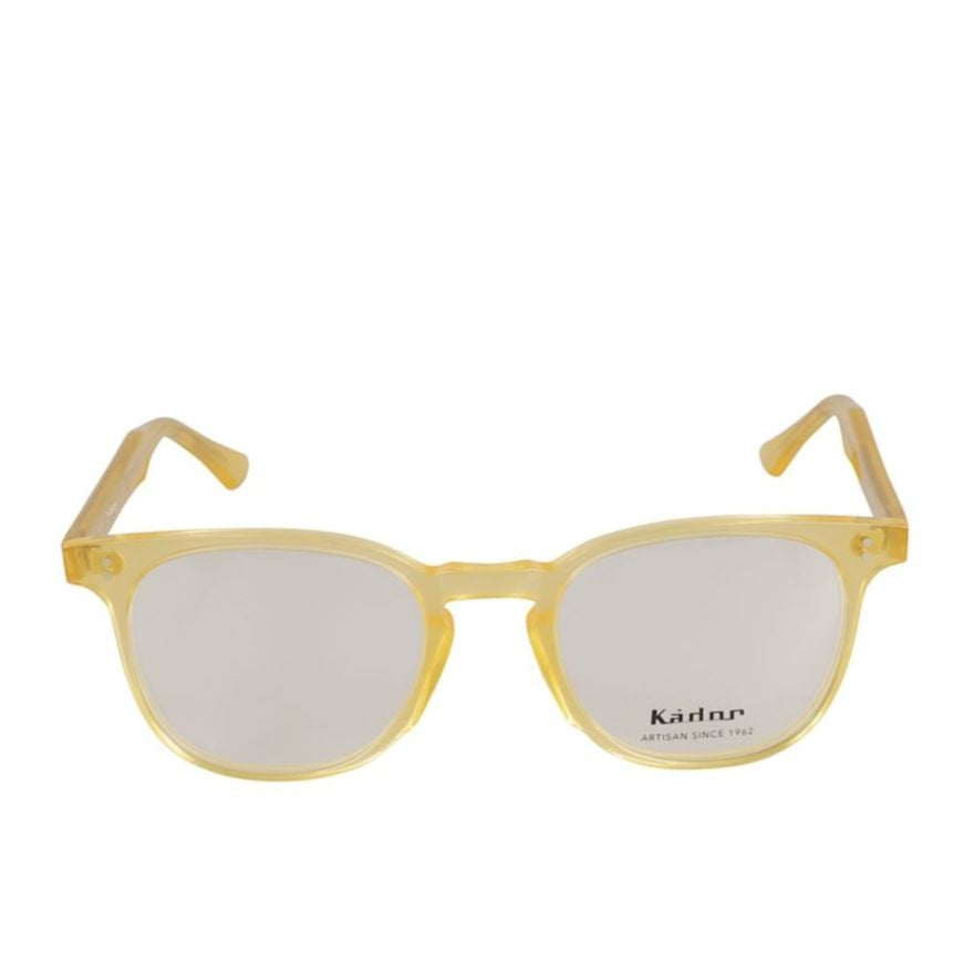 Kador Dante Translucent Yellow Square Frame Eyeglasses