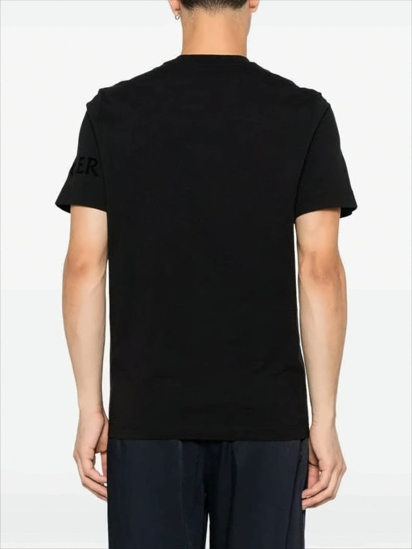 Moncler Cotton T-Shirt With Subtle Logo Patch