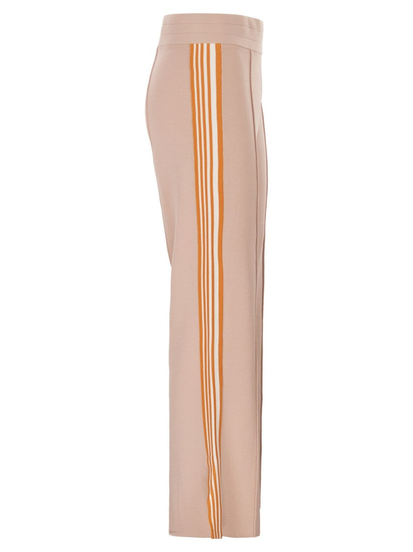Autry Knitted Viscose Joggers In Tennis Style