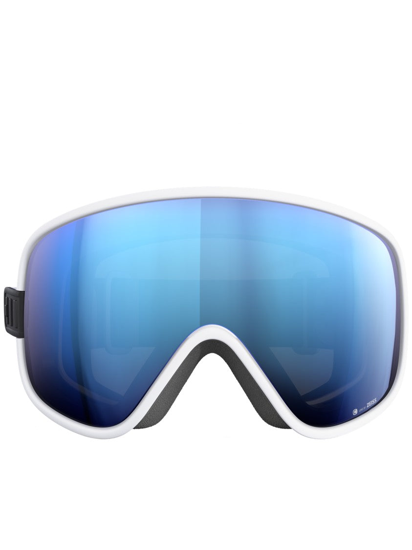 Poc White Vitrea Wide Blue Mirrored Goggle