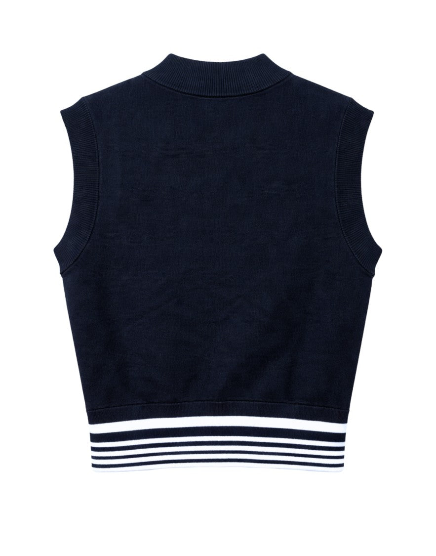 Autry Knitted Blue Women’S Vest