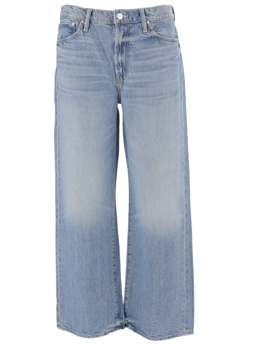 Mother Wide Leg Light Denim Jeans
