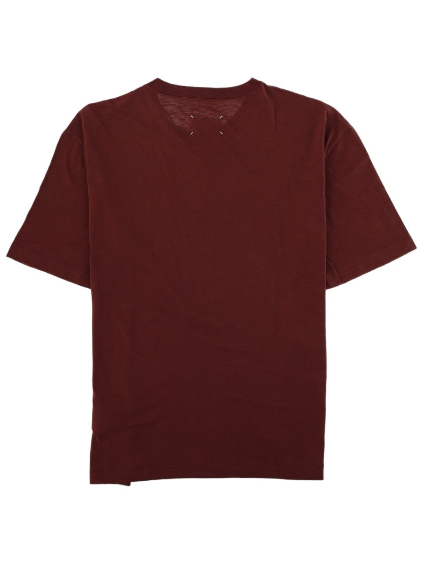 Maison Margiela Short-Sleeved Crew Neck T-Shirt With Subtle Graphic Detail