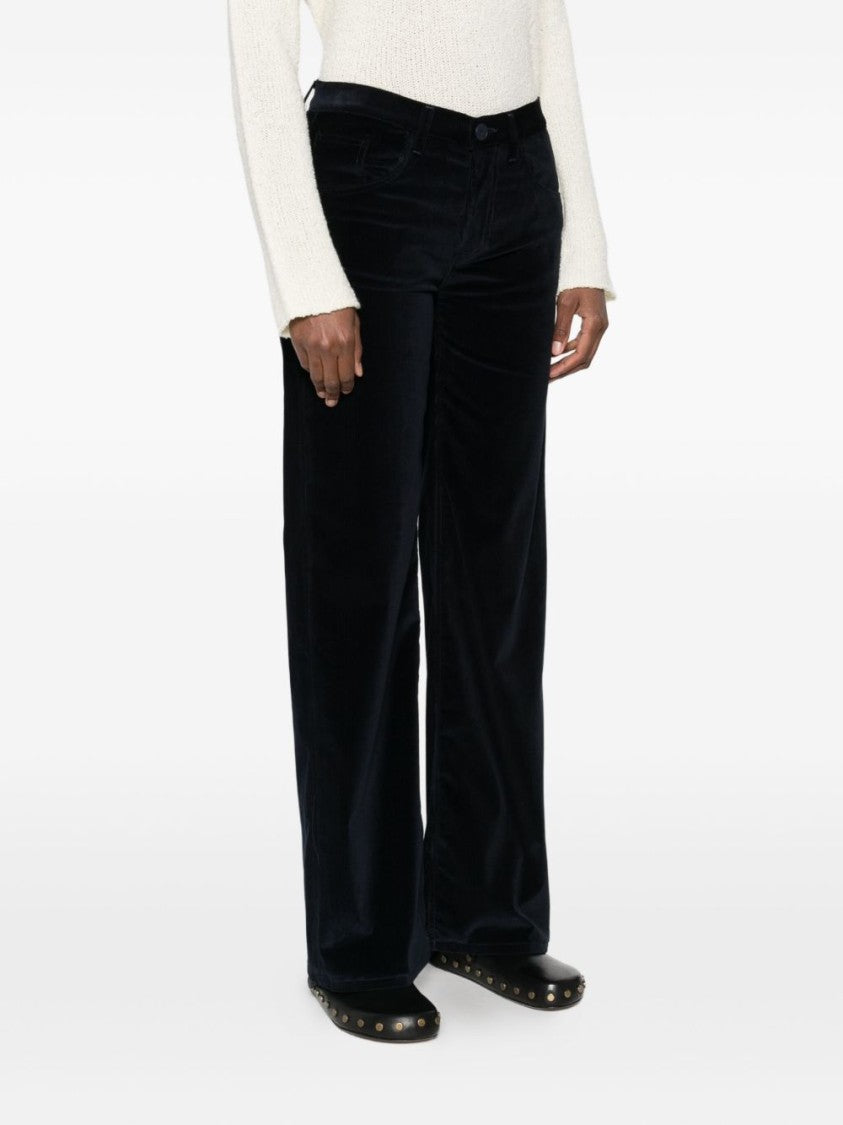 Dondup Wide-Leg Corduroy Pants With Classic Five-Pocket Design