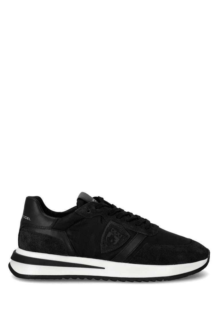 Philippe Model Black Tropez 2.1 Suede Nylon Sneakers