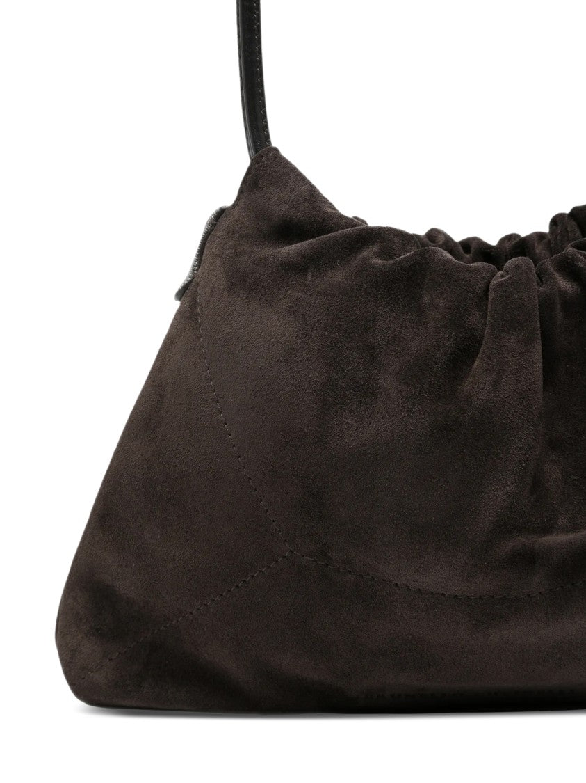 Brunello Cucinelli Soft Gathered Suede Bag