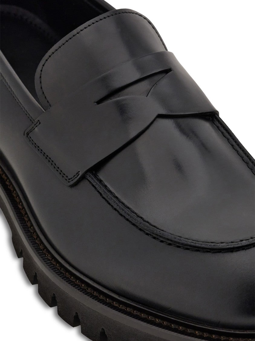 Ferragamo Flat Shoes With Minimalist Silhouette