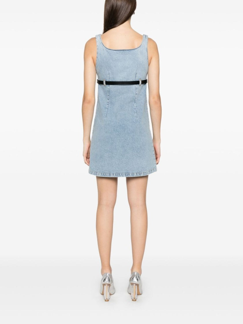 Coperni Light Blue Dress With Detachable Belt