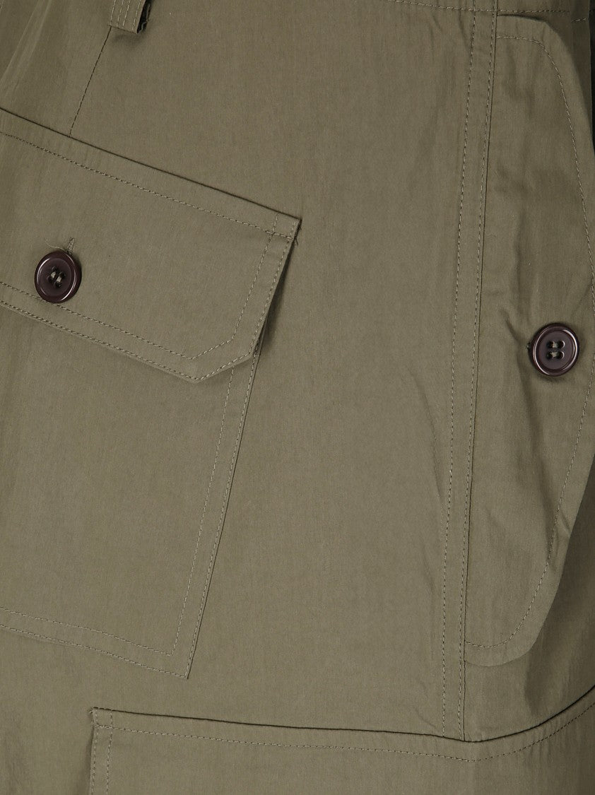 P.A.R.O.S.H. Wide-Leg Cargo Trousers